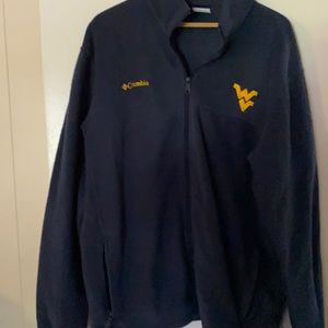 Columbia fleece jacket WVU